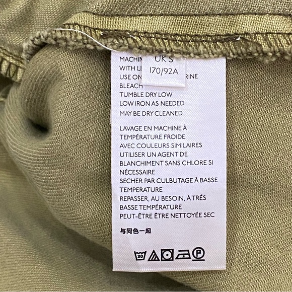 FREE PEOPLE Seize The Day Jacket Olive Oversized Utility Jacket Size S - Picture 13 of 16